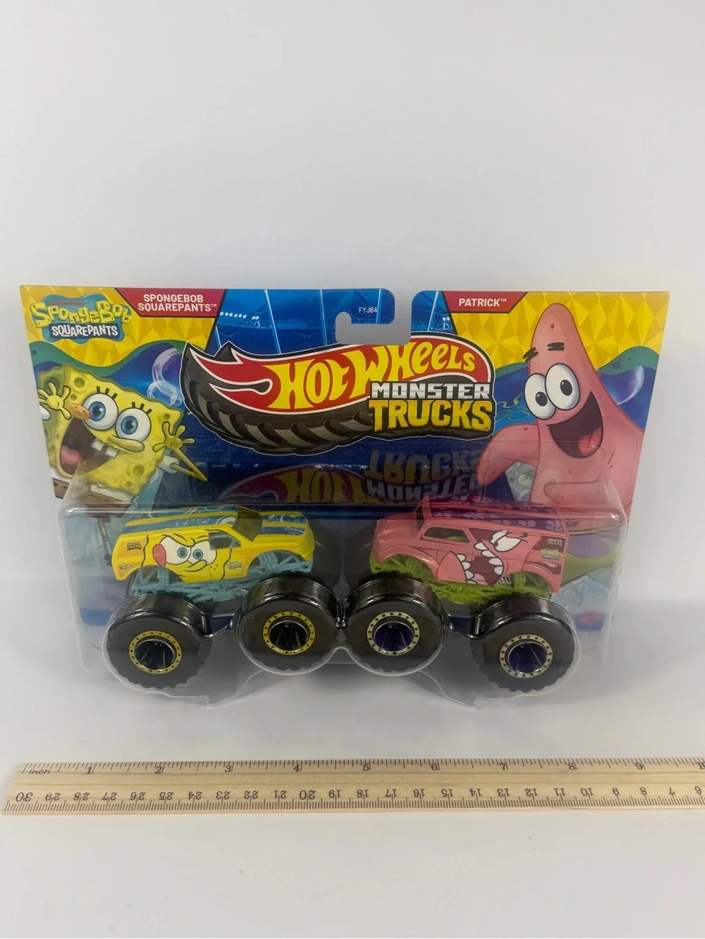 Hot Wheels Monster Trucks Demolition Doubles SpongeBob Squarepants and Patrick